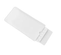 Manchon de Clavier sans Fil en Cuir PU, Pochette Voyage for, Sac Rangement, étui Protection Antichoc pour Claviers(White)