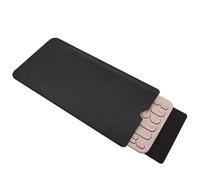 Manchon de Clavier sans Fil en Cuir PU, Pochette Voyage for, Sac Rangement, étui Protection Antichoc pour Claviers(Black)