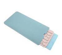 Manchon de Clavier sans Fil en Cuir PU, Pochette Voyage for, Sac Rangement, étui Protection Antichoc pour Claviers(Light Blue)