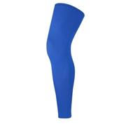 Manchon De Compression Jambe EntièRe Genouillère de soutien Super élastique for basket-ball, 1 pièce, attelle for jambe Football, mollet, cuisse, manchon Compression, sécurité sportive(Blue,L)