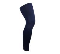 Manchon De Compression Jambe EntièRe Genouillère de soutien Super élastique for basket-ball, 1 pièce, attelle for jambe Football, mollet, cuisse, manchon Compression, sécurité sportive(Deep Blue,XL)