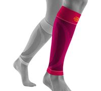 Manchon de compression jambe inférieure Bauerfeind Sports Rose L Extra Long
