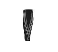 Manchon de Compression Mollet Manchons de Compression for mollets, 1 pièce, chaussettes for attelles tibia, course à pied for hommes et femmes pour course sport voyage récupération(Black,XL)
