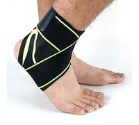 Manchon de compression pour cheville pour entorse, fasciite plantaire, soutien du pied (1 taille, 1 pièce)