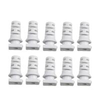 Manchon de connecteur de presse-étoupe pour serre-câble en caoutchouc - 3,5 mm/4 mm/5 mm de diamètre, noir ou blanc, lot de 10 pièces, compatible avec A (3,5 mm-blanc)