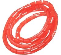 Manchon de cordon, Manchon de câble en spirale, 1 mètre 2, Tube bande gaine ignifuge, gestion des fils ligne protection(Red,1 Meter ID 4mm)