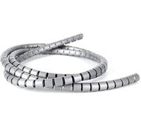 Manchon de cordon, Manchon de câble en spirale, 1m,8mm externe, protecteur, couvercle tuyau d'enroulement gestion ligne d'outils(Gray)