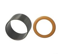 Manchon de cylindre en caoutchouc avec anneau de piston pour compresseur d'air silencieux sans huile compatible avec pompe à vide 550 W, 600 W, 750 W, 950 W, 980 W, 1100 W, 1500 W, 1600 W, noir (pour