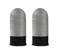 Manchon de doigt de jeu, 2,4 × 3,3 cm en fibre d'argent antidérapante, protection du pouce 5 g, housse respirante pour téléphone portable, sports électroniques, pratique, usage quotidien