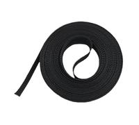 Manchon de Fil 1 Manchon de câble Noir en Pet, Organiseur de Gestion de Cordons, Gaine métallique tressée résistante aux Chocs(14 MM*5 M)