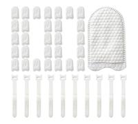 Manchon de filtration du robinet - Protection en microfibre, collecteur de débris de calcaire, enveloppe de nettoyage d'eau élastique douce | Pour les prises de plomberie domestiques,