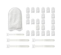 Manchon de filtration du robinet - Protection en microfibre, collecteur de débris de calcaire, enveloppe de nettoyage d'eau élastique douce | Pour les prises de plomberie domestiques,