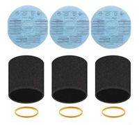 Manchon de filtre en mousse de rechange pour aspirateurs humides et secs, compatible avec les modèles plus grands de 18 litres, remplace la cartouche 90304 90350 90585