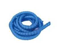 Manchon de gestion des câbles flexible en spirale, Gaine de câble spirale multicolore 10-40 mm 5 mètres ignifuge(Blue,16mm inside diameter)