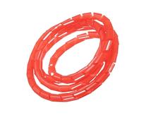 Manchon de gestion des câbles flexible en spirale, Gaine de protection spirale for tuyaux, 1 mètre de diamètre intérieur 4 mm et 2 mètres de diamètre intérieur 6 mm, multicolore(Red,2 Meters ID 6.0mm)