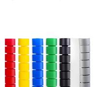 Manchon de gestion des câbles, Gaine de câble spirale en silicone, 1 mètre, multicolore, for fils 8 à 25 mm(Wit,15mm)