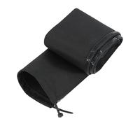 Manchon de gréement marin de 122 cm avec fermeture éclair | Protecteur de fil de moteur à la traîne noir pour la gestion des engins de pêche hors-bord