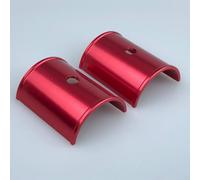 Manchon de guidon en alliage d'aluminium - Diamètre variable - Rouge