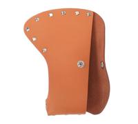 Manchon de Hache de Protection en Cuir Orange pour Axe