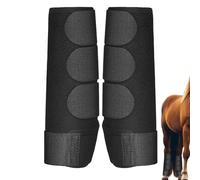 Manchon de jambe de cheval, legging de cheval - Bottes de sport de soutien des membres inférieurs - Bottes de protection absorbant les chocs pour chevaux, bottes de jambe de cheval à couverture complè
