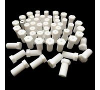 Manchon de joint droit en PTFE PEFT - 1 pièce, résistant aux acides et aux températures élevées et basses, non adhésif(1/8 to 1/8)