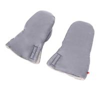 Manchon de main pour poussette, gants de poussette, moufles de poussette pliables et réglables - Moufles de poussette antigel pour guidon, chauffe-mains réglables et imperméables pour temps froid