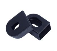Manchon de manivelle de vélo hybride souple facile à installer (noir) | Silicone résistant aux rayures, protection contre les dommages causés par l'eau, matériau durable, s'adapte aux manivelles en