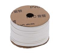 Manchon de marquage de numéro de fil de boîtier en PVC 2 pièces, accessoires d'imprimante de tube Supvan, marqueur de câble de tube en PVC durable avec conception de dent interne (ZMY-0.25)
