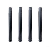 Manchon de nivellement de plafond - Douille d'extension creuse pour installation au plafond suspendu, connecteur quadruple /2", acier au chrome-vanadium, longueur totale de 200 mm, noir (10 + 12 + 13