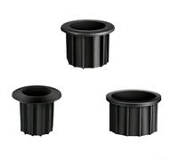 Manchon de parasol réglable avec tube montant en plastique de 32/38/48 mm, adaptateur de base de parasol de jardin et insert de table de patio pour anneau, pièces de rechange sécurisées pour