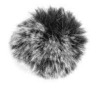 Manchon de Pare-Brise de Microphone Extérieur, Couverture en Fourrure de Microphone Noir, Pare-Brise de Microphone en Fourrure, Manchon de Pare-Brise en Fourrure pour Wm6/WM8/M1