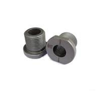 Manchon de perçage 3 en 1 avec collier d'arrêt pour perceuse en métal de 6 mm, 8 mm, 10 mm, 12 mm, 15 mm, filetage M20 x 1,5, outil en acier CNC (15 mm)