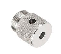 Manchon de perçage en acier pour le travail du bois - Profil en aluminium - Foret étagé - Bague de guidage de cheville - Trous en acier inoxydable - Application en aluminium