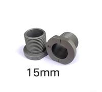 Manchon de perçage en métal 3 en 1 pour perforatrice avec bague de perçage excentrique et design fileté adapté pour le travail du bois gabarit de cheville (15 mm)