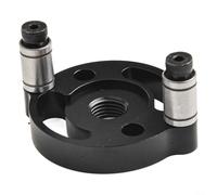 Manchon de perçage M14 de 3 à 10 mm en acier au carbone pour perçage du bois, guide de localisation, gabarit de cheville accessoire précis anti-secousses (9 mm)