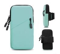 Manchon de poignet pour téléphone portable - Léger - En nylon 65 g - Avec couche de protection - Pour le cyclisme, la course à pied, les téléphones portables, les clés, les écouteurs (vert)