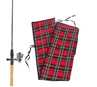 Manchon de pôle de pêche | Sac à couvercle compact et accessible à 4 compartiments, manches de tige de 33 pouces - 85 x 18 cm Effortless Portability For Boat Shore Travel Transportation Lake River