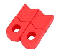 Manchon de Protection de manivelle de vélo en Silicone, 1 pièce, protecteur de bras, accessoire de vélo (Rouge)