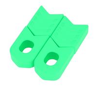 Manchon de Protection de manivelle en Silicone, 1 pièce, protecteur de bras, accessoire de vélo (Verte)