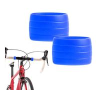 Manchon de protection de poignée en silicone, anneau fixe de barre de poignée,Plug de ruban de guidon réutilisable | Ensemble de 2 manches de poignée en silicone, fournitures de petites