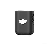 Manchon de protection en silicone compatible avec microphone sans fil DJI Mic 2, conçu pour absorber les chocs et éviter les dommages pendant le mouvement (noir)
