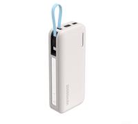 Manchon de protection en silicone pour batterie externe CUKTECH CP25 20 000 mAh permettant de charger sans retirer la coque ni protéger (gris)