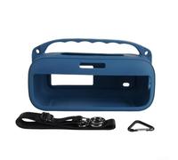 Manchon de protection en silicone pour Bose pour Soundlink Plus - Coque rigide anti-rayures avec boucle de verrouillage - Idéal pour une utilisation en salle de sport - 24 x 8,5 x 13,5 cm (bleu)