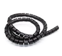 Manchon de protection pour câbles spiralés, Protecteur de câble en spirale, multicolore, 8 mm/10 mm/16 mm, 1-5 mètres(Black,8mm 1 Meter)