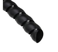 Manchon de protection pour câbles spiralés, Protecteur de câble en spirale multicolore ID 8-12mm(Black,ID 10mm 2 Meters)