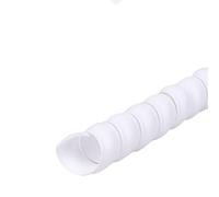 Manchon de protection pour câbles spiralés, Protecteur de câble en spirale multicolore ID 8-60mm 1-10 mètres(White,ID 18MM-5 METERS)