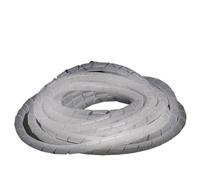 Manchon de protection pour câbles spiralés, Protecteur de manchon de gestion de câbles en spirale, noir blanc, 4mm à 30mm(OD 30mm white 1.2 meter)