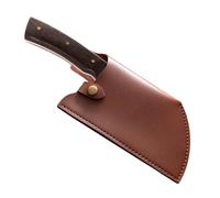 Manchon de protection pour couperet à viande en cuir imperméable, réutilisable, anti-crevaison, pour hachoir à légumes, cuisine, voyage, utilisation en toute sécurité, 20 cm