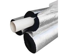 Manchon de Protection pour Tuyau D'eau 95 cm Antigel D'extérieur Tube D'isolation Tubes en Mousse pour Chauffage Domestique Plomberie(ID 2-1/2"=63.0 mm)
