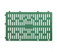 Manchon de protection réglable pour tronc d'arbre fabriqué en plastique PP résistant aux intempéries avec configuration empilable et fentes améliorant la circulation de l'air (vert)